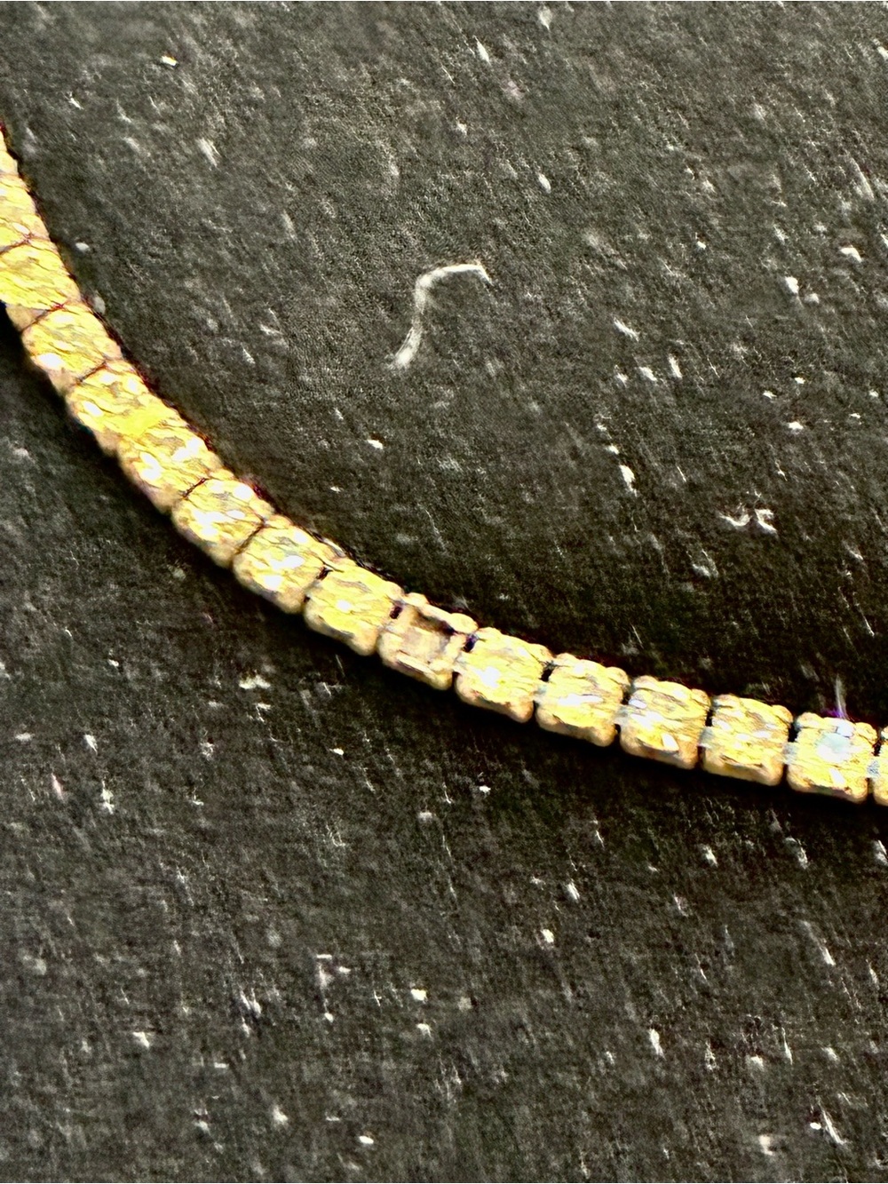 DeLizza & Elster Mid-Century Swarovski AB crystal navette cut fringe necklace - Picture 3 of 10